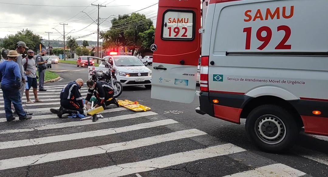 Foto 4 de 4 — ​Motociclista fica ferido em grave acidente na Vila Harmonia